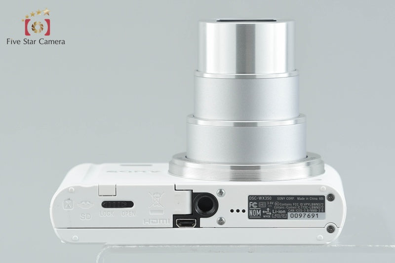 中古】SONY ソニー Cyber-shot DSC-WX350 ホワイト コンパクトデジタル