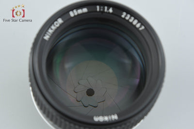 【中古】Nikon ニコン Ai-S NIKKOR 85mm f/1.4