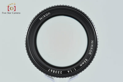 【中古】Nikon ニコン Ai-S NIKKOR 85mm f/1.4