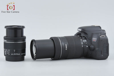 【中古】Canon キヤノン EOS Kiss X9i ダブルズームキット 元箱付き