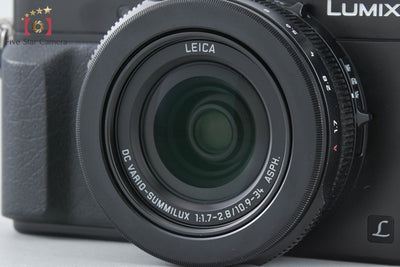 【中古】Panasonic パナソニック LUMIX DMC-LX100 ブラック コンパクトデジタルカメラ シャッター回数僅少