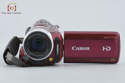 【中古】Canon キヤノン iVIS HF M31 レッド ビデオカメラ
