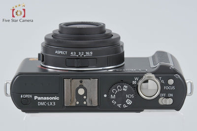【中古】Panasonic パナソニック LUMIX DMC-LX3 ブラック コンパクトデジタルカメラ 元箱付き