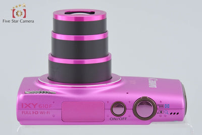【中古】Canon キヤノン IXY 610F ピンク コンパクトデジタルカメラ