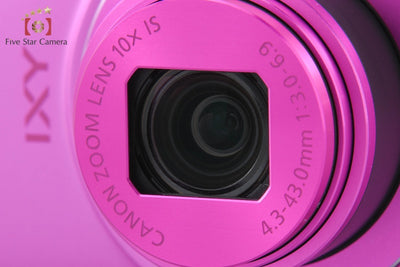 【中古】Canon キヤノン IXY 610F ピンク コンパクトデジタルカメラ
