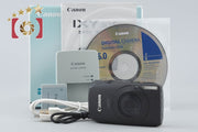 【中古】Canon キヤノン IXY 30S ブラック コンパクトデジタルカメラ 元箱付き