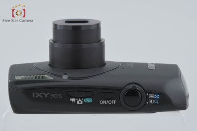 【中古】Canon キヤノン IXY 30S ブラック コンパクトデジタルカメラ 元箱付き
