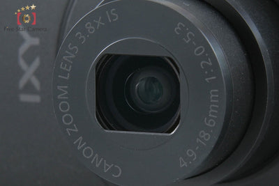 【中古】Canon キヤノン IXY 30S ブラック コンパクトデジタルカメラ 元箱付き