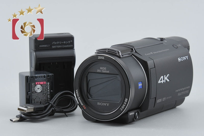 【中古】SONY ソニー HANDYCAM FDR-AX55 デジタル4Kビデオカメラ 多言語対応