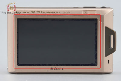 【中古】SONY ソニー Cyber-Shot DSC-TX1 ゴールド コンパクトデジタルカメラ