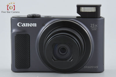 【中古】Canon キヤノン PowerShot SX620 HS ブラック コンパクトデジタルカメラ 元箱付き