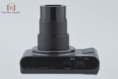 【中古】Canon キヤノン PowerShot SX620 HS ブラック コンパクトデジタルカメラ 元箱付き
