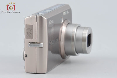 【中古】Nikon ニコン COOLPIX S600 ピンクゴールド コンパクトデジタルカメラ