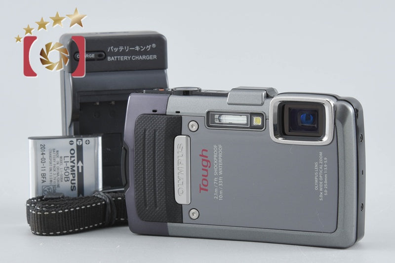 【中古】OLYMPUS オリンパス STYLUS TG-835 Tough シルバー 防水デジタルカメラ