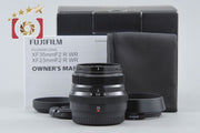 【中古】FUJIFILM 富士フイルム XF 35mm f/2 R WR ASPHERICAL ブラック 元箱付き