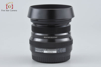 【中古】FUJIFILM 富士フイルム XF 35mm f/2 R WR ASPHERICAL ブラック 元箱付き