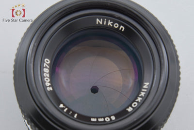 【中古】Nikon ニコン Ai NIKKOR 50mm f/1.4