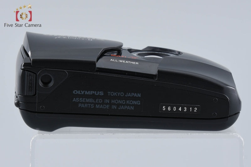 中古】OLYMPUS オリンパス μ[mju:]-II ミューII ブラック コンパクト