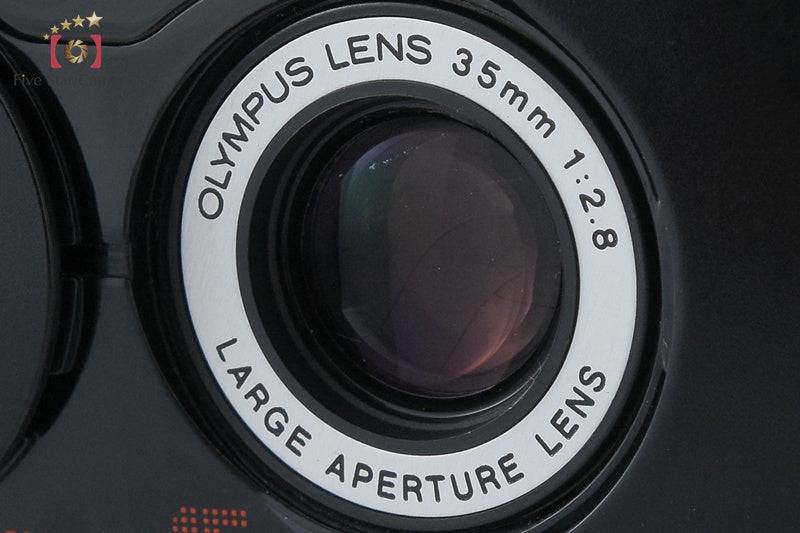 中古】OLYMPUS オリンパス μ[mju:]-II ミューII ブラック コンパクト