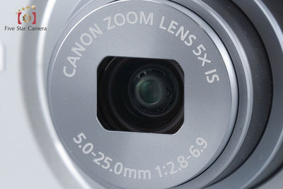 【中古】Canon キヤノン PowerShot A3500 IS シルバー コンパクトデジタルカメラ