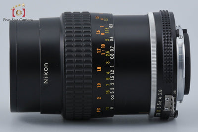 【中古】Nikon ニコン Ai-S MICRO NIKKOR 55mm f/2.8