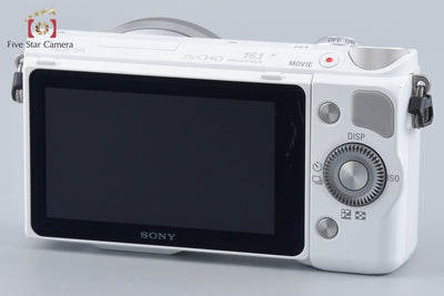 【中古】SONY ソニー α NEX-5R パワーズームレンズキット ホワイト シャッター回数僅少