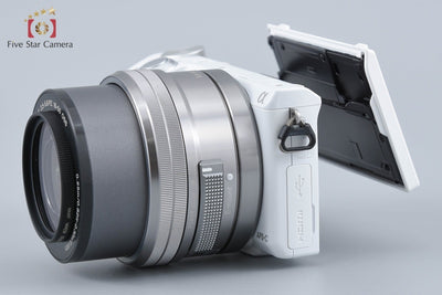 【中古】SONY ソニー α NEX-5R パワーズームレンズキット ホワイト シャッター回数僅少