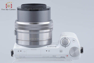 【中古】SONY ソニー α NEX-5R パワーズームレンズキット ホワイト シャッター回数僅少
