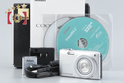 【中古】Nikon ニコン COOLPIX S2700 シルバー コンパクトデジタルカメラ 元箱付き