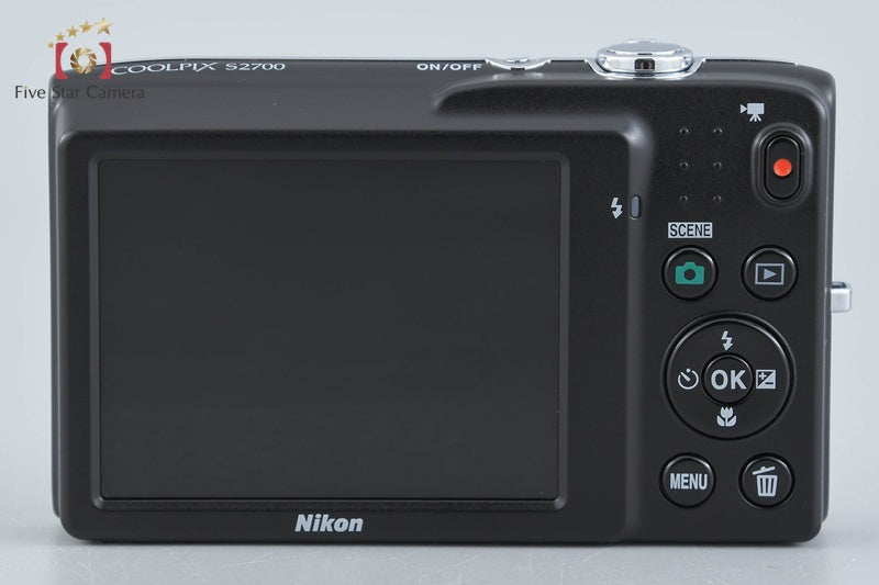 中古】Nikon ニコン COOLPIX S2700 シルバー コンパクトデジタルカメラ