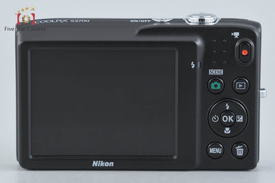 【中古】Nikon ニコン COOLPIX S2700 シルバー コンパクトデジタルカメラ 元箱付き