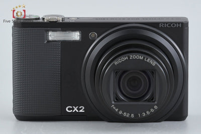 【中古】RICOH リコー CX2 ブラック コンパクトデジタルカメラ シャッター回数僅少 元箱付き