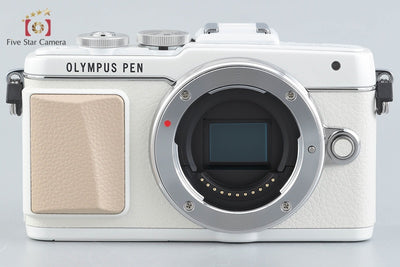 【中古】OLYMPUS オリンパス PEN Lite E-PL7 14-42mm EZレンズキット ホワイト シャッター回数僅少