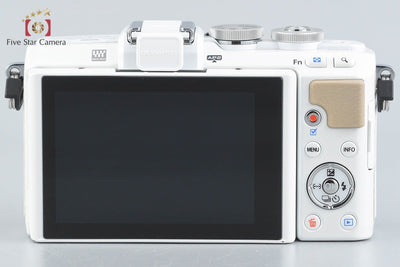 【中古】OLYMPUS オリンパス PEN Lite E-PL7 14-42mm EZレンズキット ホワイト シャッター回数僅少