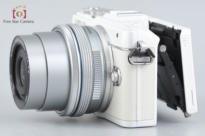 【中古】OLYMPUS オリンパス PEN Lite E-PL7 14-42mm EZレンズキット ホワイト シャッター回数僅少