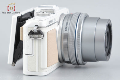 【中古】OLYMPUS オリンパス PEN Lite E-PL7 14-42mm EZレンズキット ホワイト シャッター回数僅少