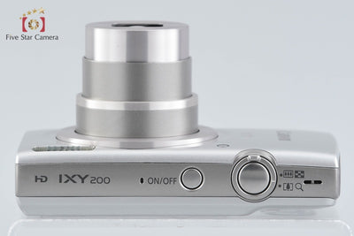 【中古】Canon キヤノン IXY 200 シルバー コンパクトデジタルカメラ