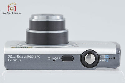 【中古】Canon キヤノン PowerShot A3500 IS シルバー コンパクトデジタルカメラ
