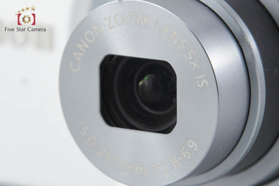 【中古】Canon キヤノン PowerShot A3500 IS シルバー コンパクトデジタルカメラ