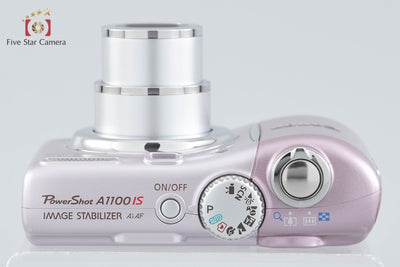 【中古】Canon キヤノン Powershot A1100 IS ピンク コンパクトデジタルカメラ