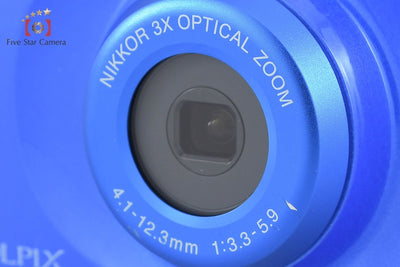 【中古】Nikon ニコン COOLPIX S33 ブルー コンパクトデジタルカメラ