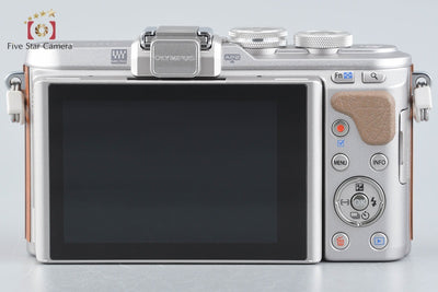 【中古】OLYMPUS オリンパス PEN E-PL8 14-42mm EZ レンズキット ブラウン シャッター回数僅少