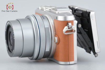 【中古】OLYMPUS オリンパス PEN E-PL8 14-42mm EZ レンズキット ブラウン シャッター回数僅少