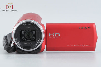 【中古】SONY ソニー ハンディカム HDR-CX680 レッド デジタルビデオカメラ 多言語対応
