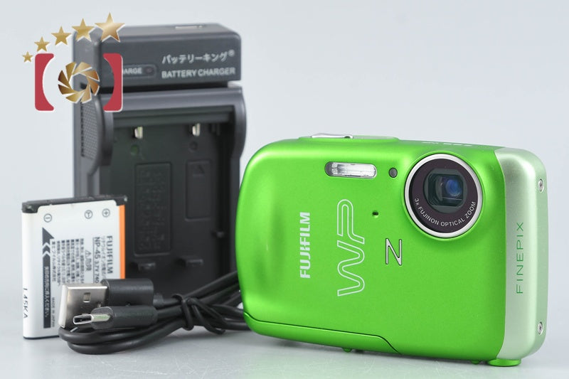 【中古】FUJIFILM 富士フイルム FINEPIX Z33WP グリーン コンパクトデジタルカメラ