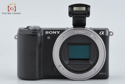【中古】SONY ソニー α5000 ILCE-5000 ブラック ミラーレス一眼カメラ シャッター回数僅少 多言語対応