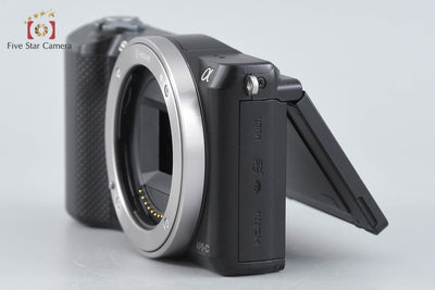 【中古】SONY ソニー α5000 ILCE-5000 ブラック ミラーレス一眼カメラ シャッター回数僅少 多言語対応