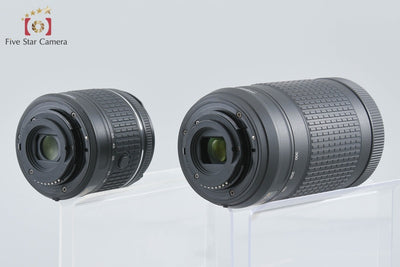 【中古】Nikon ニコン D3400 ブラック ダブルズームキット シャッター回数僅少 元箱付き