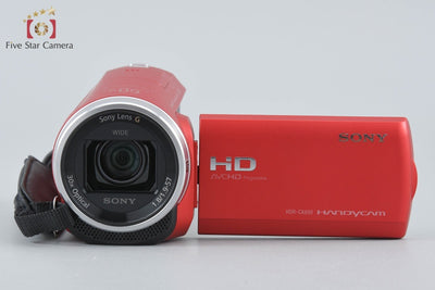 【中古】SONY ソニー ハンディカム HDR-CX680 レッド デジタルビデオカメラ 多言語対応