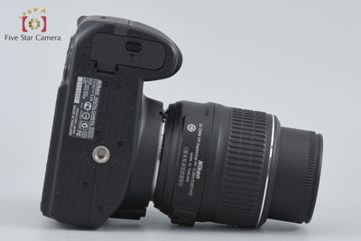 【中古】Nikon ニコン D3200 18-55 VR レンズキット ブラック シャッター回数僅少